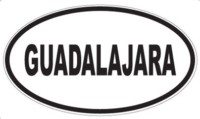 GUADALAJARA - Oval Magnet