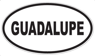 GUADALUPE - Oval Magnet