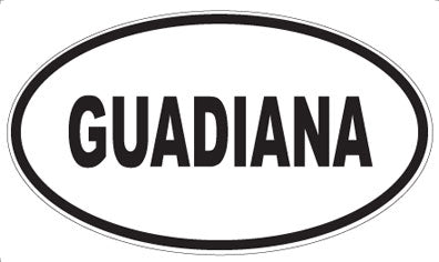 GUADIANA - Oval Magnet