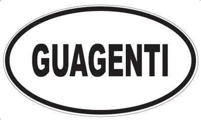 GUAGENTI - Oval Magnet