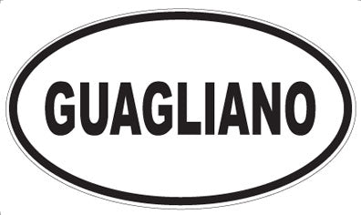 GUAGLIANO - Oval Magnet