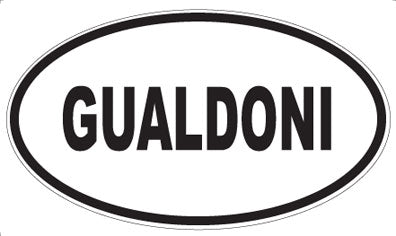 GUALDONI - Oval Magnet
