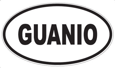GUANIO - Oval Magnet
