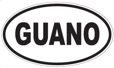 GUANO - Oval Magnet