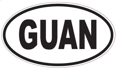 GUAN - Oval Sticker