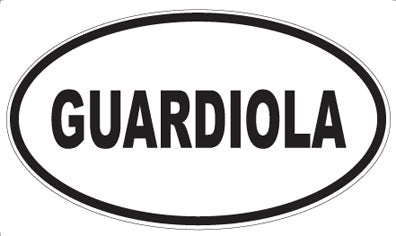 GUARDIOLA - Oval Magnet