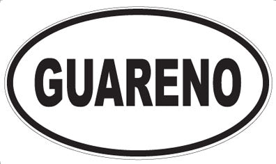 GUARENO - Oval Magnet