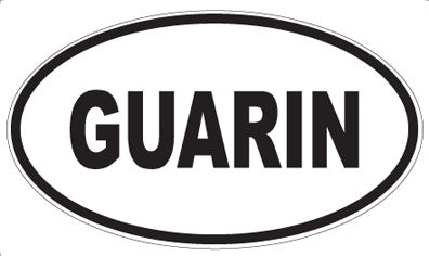 GUARIN - Oval Magnet