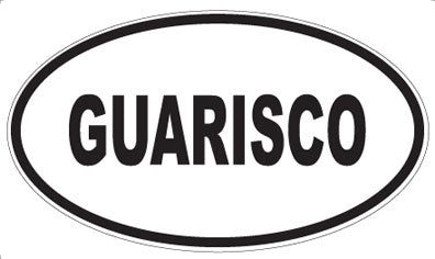 GUARISCO - Oval Magnet
