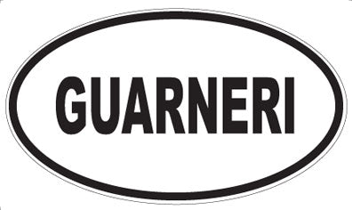 GUARNERI - Oval Magnet