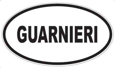 GUARNIERI - Oval Magnet