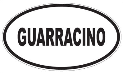 GUARRACINO - Oval Magnet