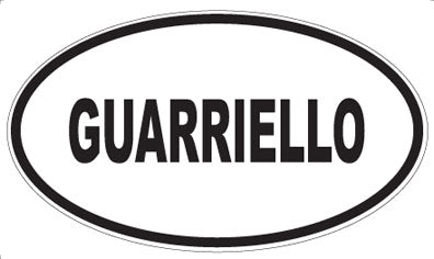 GUARRIELLO - Oval Magnet