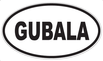 GUBALA - Oval Magnet