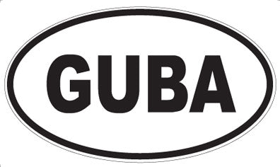 GUBA - Oval Magnet