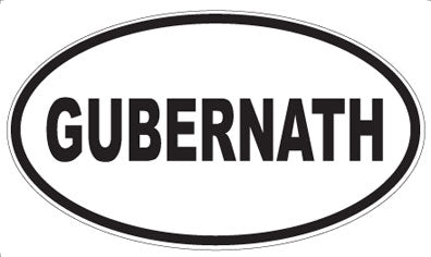 GUBERNATH - Oval Magnet