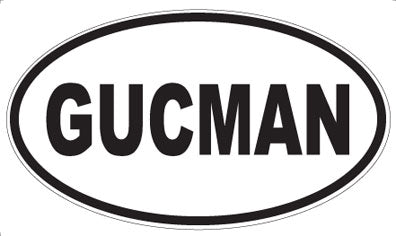 GUCMAN - Oval Magnet