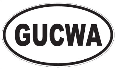 GUCWA - Oval Magnet