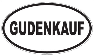 GUDENKAUF - Oval Magnet