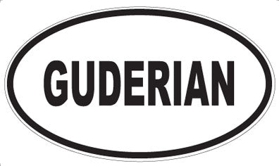 GUDERIAN - Oval Magnet