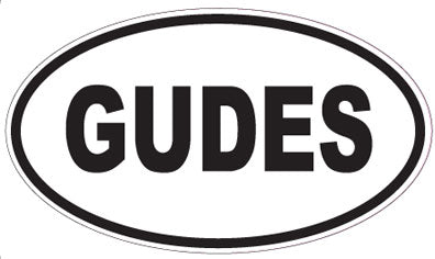 GUDES - Oval Magnet