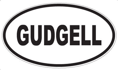 GUDGELL - Oval Magnet