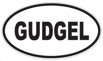 GUDGEL - Oval Magnet