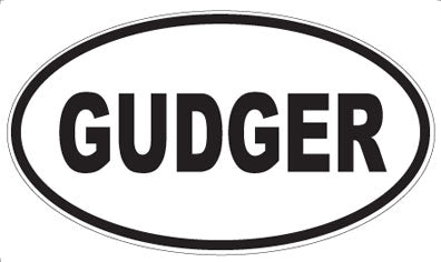 GUDGER - Oval Magnet