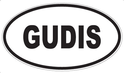 GUDIS - Oval Magnet