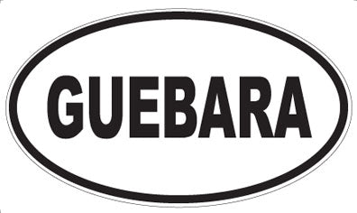 GUEBARA - Oval Magnet