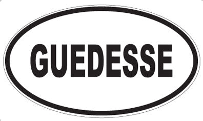 GUEDESSE - Oval Magnet