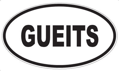 GUEITS - Oval Magnet