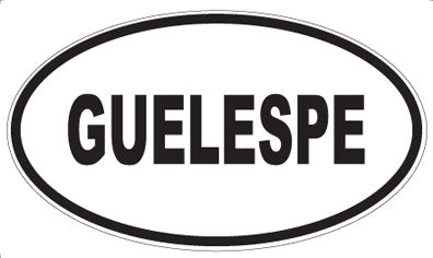 GUELESPE - Oval Magnet
