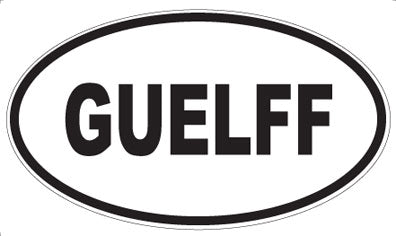 GUELFF - Oval Magnet