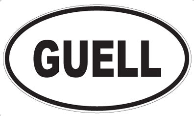GUELL - Oval Magnet