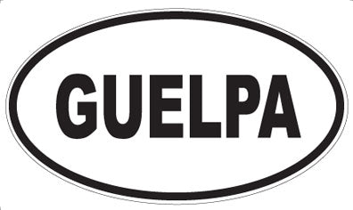 GUELPA - Oval Magnet