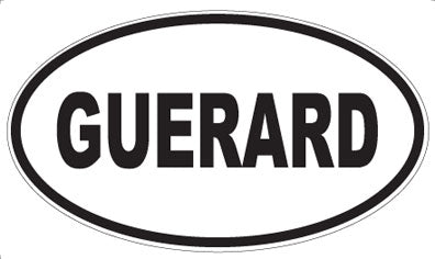 GUERARD - Oval Magnet