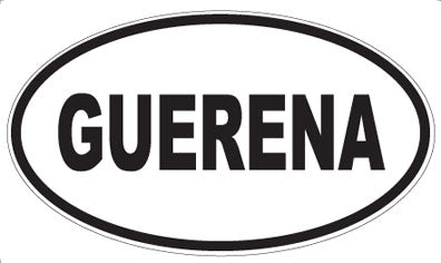 GUERENA - Oval Magnet