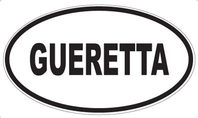 GUERETTA - Oval Magnet