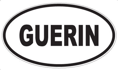 GUERIN - Oval Magnet