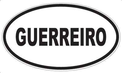 GUERREIRO - Oval Magnet