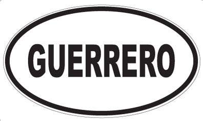 GUERRERO - Oval Magnet