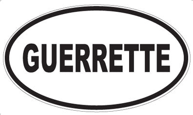 GUERRETTE - Oval Magnet