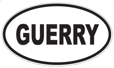 GUERRY - Oval Magnet