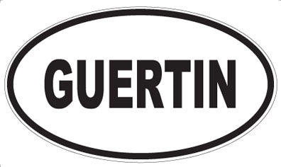 GUERTIN - Oval Magnet
