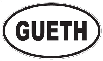 GUETH - Oval Magnet