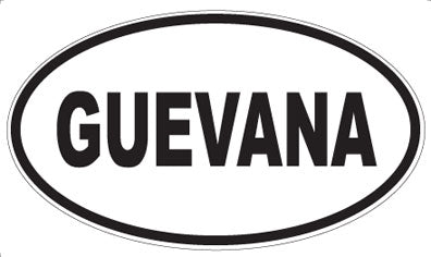 GUEVANA - Oval Magnet