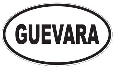 GUEVARA - Oval Magnet