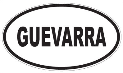 GUEVARRA - Oval Magnet