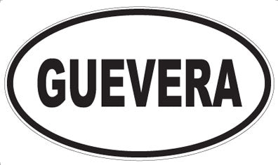 GUEVERA - Oval Magnet